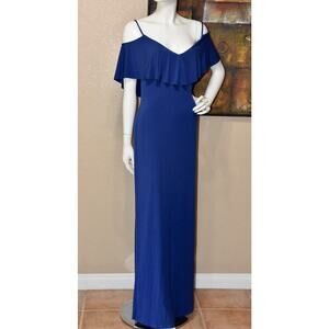 Laundry by Shelli Segal Mother of the Bride, Prom Cold Shoulder Long Dres Size 8